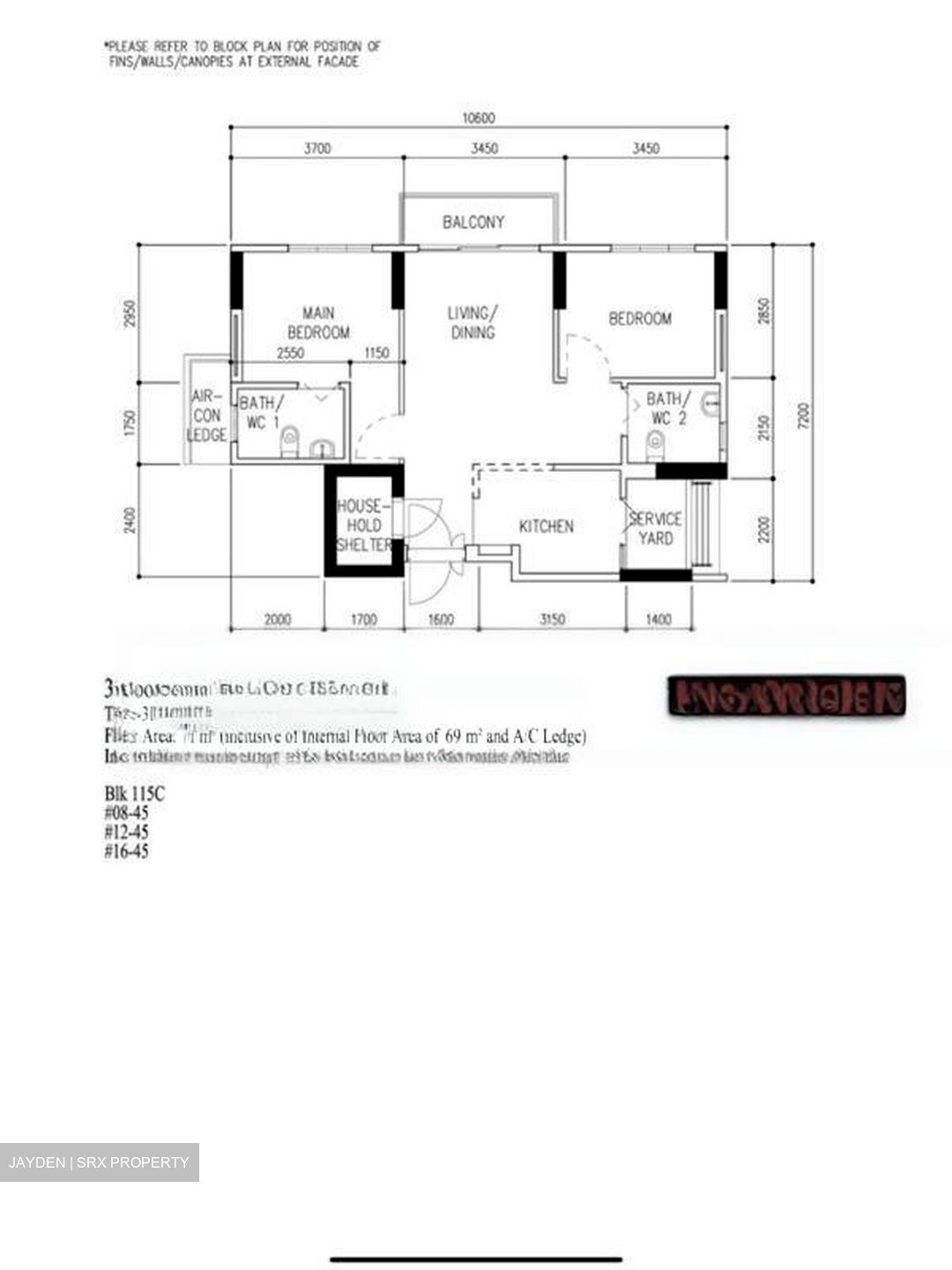 Blk 101A Alkaff Courtview (Toa Payoh), HDB 3 Rooms #507537391